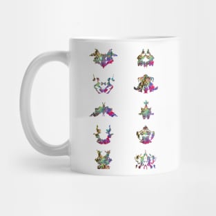 Collection of Rorschach inkblot tests Mug